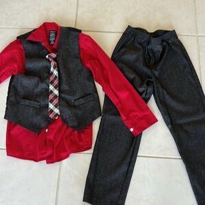 Boys four-piece dress-up outfit